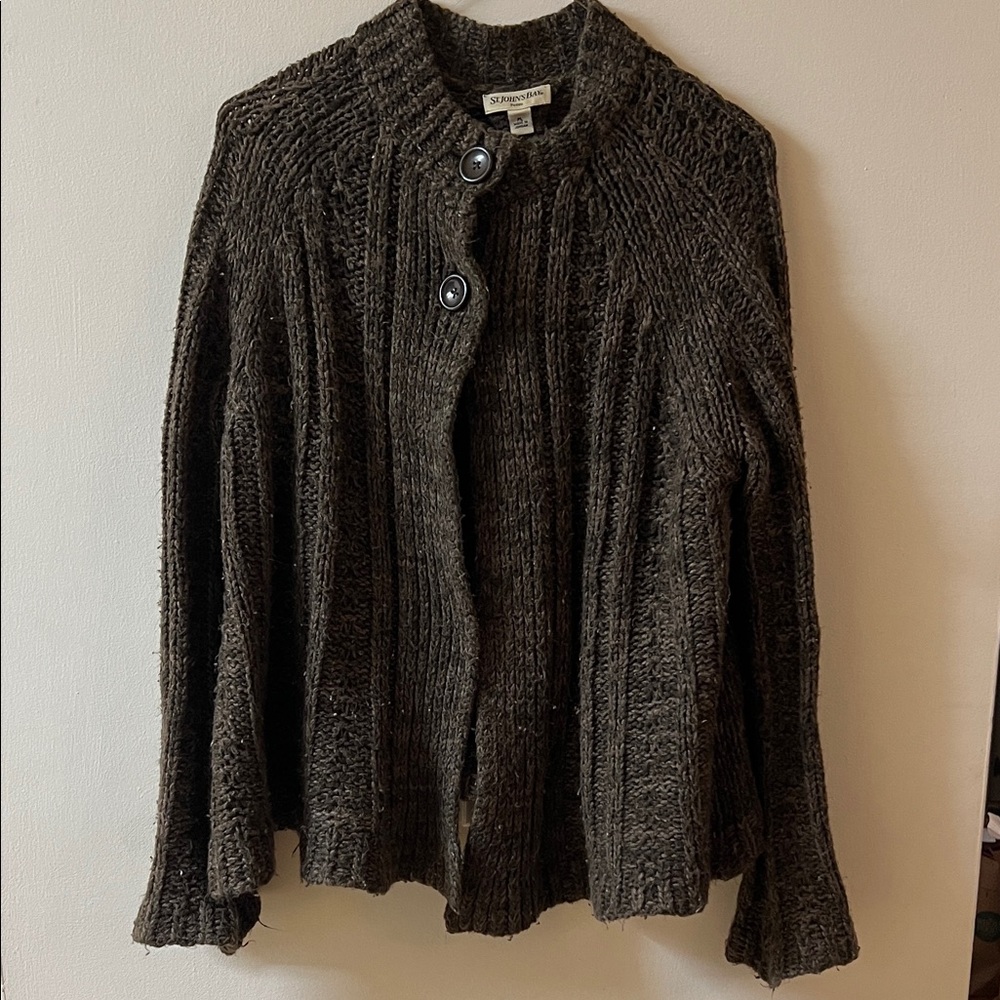 St. John's Bay Taupe Knit Sweater